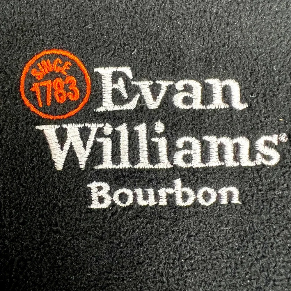 NWT Eddie Bauer Evan Williams Bourbon Half Zip‎ Fleece EB226 Microfleece Black S